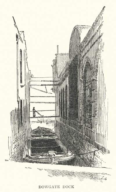 Dowgate Dock (gravyr) av English School