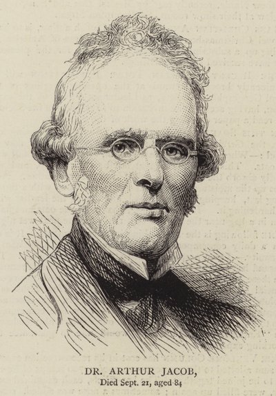 Dr Arthur Jacob (gravyr) av English School