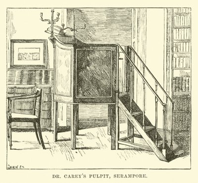 Dr Careys Predikstol, Serampore av English School