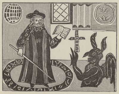 Dr John Faustus (gravyr) av English School