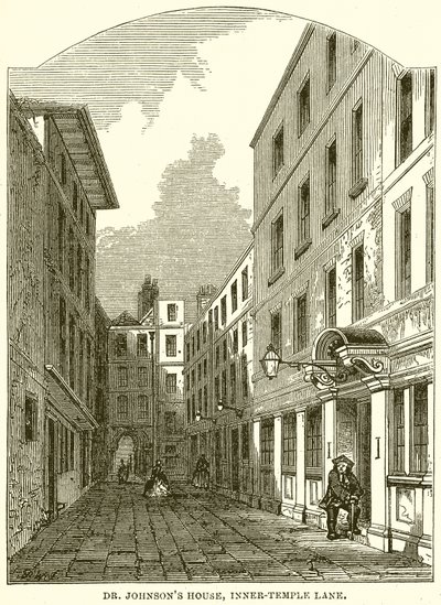 Dr. Johnsons hus, Inner-Temple Lane av English School