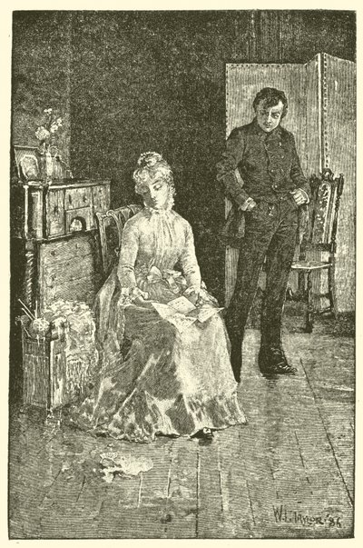 Dr Lydgate och Rosamond (gravyr) av English School