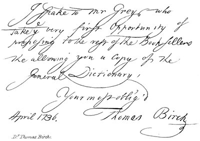 Dr Thomas Birch av English School
