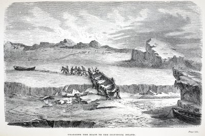 Dra båtarna till Illuidlek Island, pub. London 1886 av English School