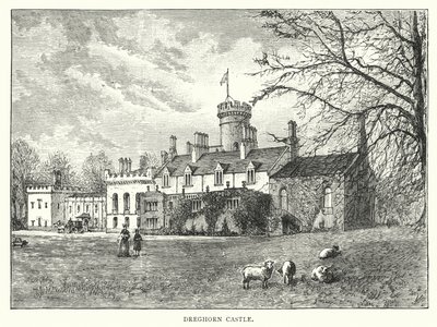 Dreghorn Castle (gravyr) av English School