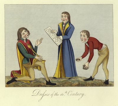 Klänningar från 1500-talet av English School