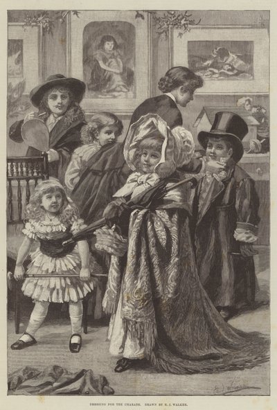 Dressing for the Charade (gravyr) av English School