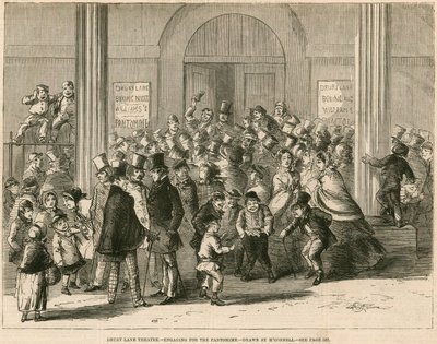 Drury Lane Theatre, London - engagerande för Pantomime av English School