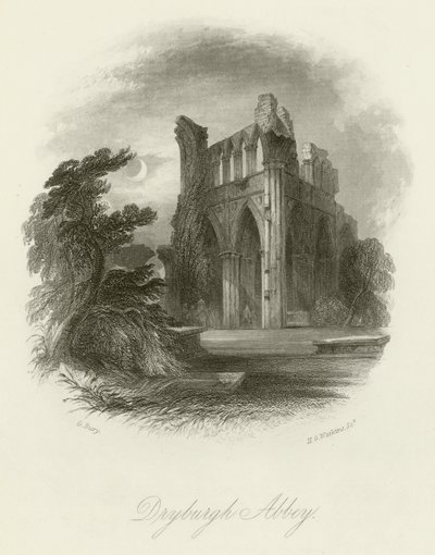 Dryburgh Abbey av English School