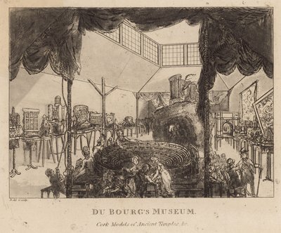 Du Bougs Museum, korkmodeller av antika tempel av English School