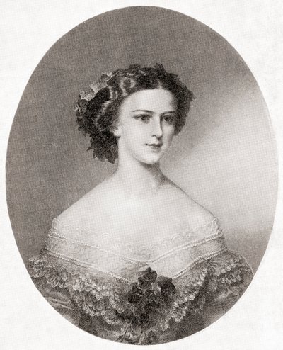 Hertiginnan Elisabeth i Bayern, från "Hutchinson