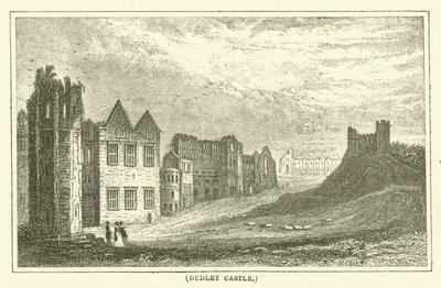 Dudley Castle (gravyr) av English School