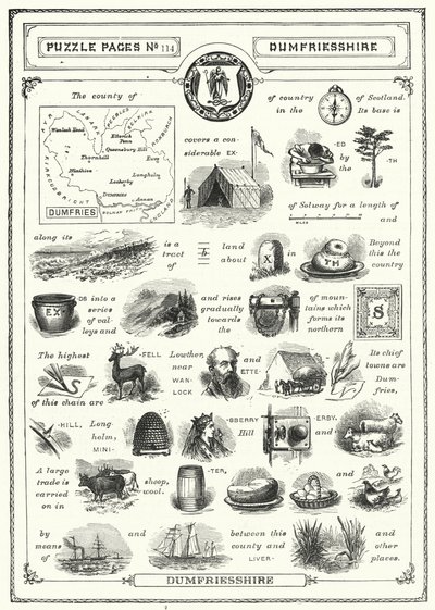 Dumfriesshire (gravyr) av English School