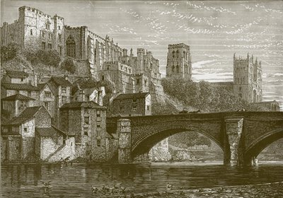 Durham, från floden av English School