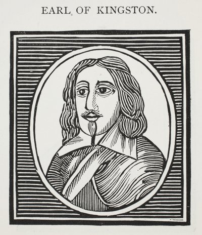 Earl of Kingston (1600-80), illustration från Chap-books of the Eighteenth Century av John Ashton, pub. 1882 av English School