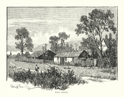 East Sheen (Gravur) von English School