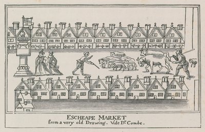 Eastcheap, cirka 1598 av English School