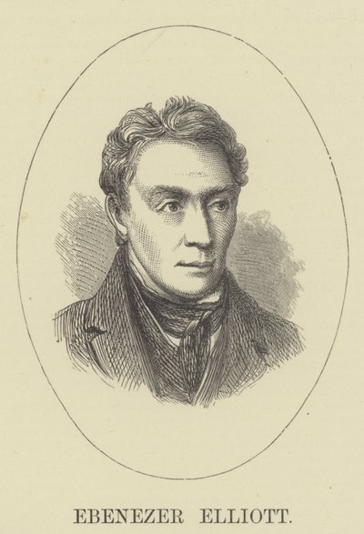 Ebenezer Elliott (gravyr) av English School