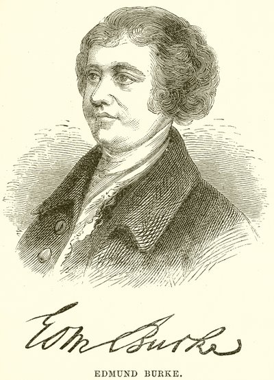 Edmund Burke av English School