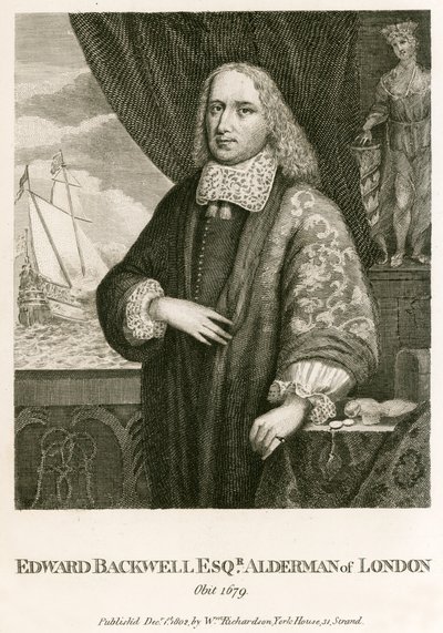 Edward Backwell, Alderman of London av English School