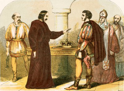 Edward II avsäger sig sin kunglighet av English School