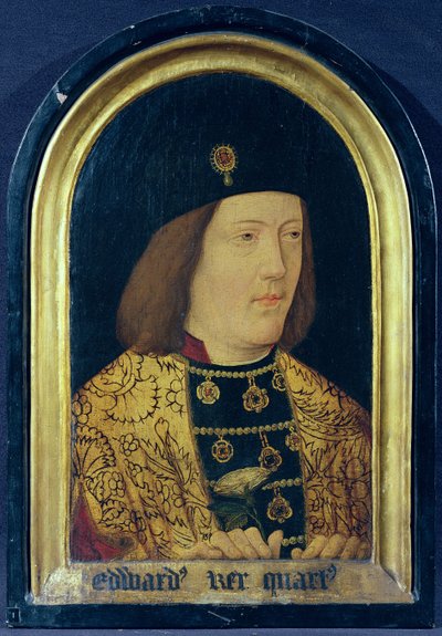 Edward IV, ca 1510-1540 (olja på panel) (se även 711008) av English School