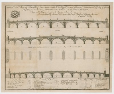 Edward Oakleys designar för Blackfriars Bridge av English School