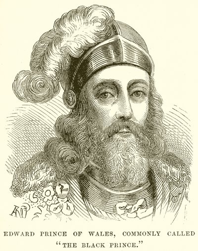 Edward Prince of Wales, vanligen kallad The Black Prince av English School