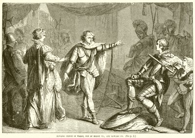 Edward Prince of Wales, son till Henrik VI och Edward IV av English School
