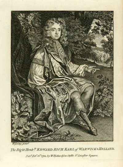 Edward Rich, Earl of Warwick och Holland av English School