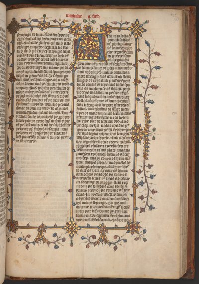 Egerton 617, Wycliffite Bible, före 1397 (pergament) av English School