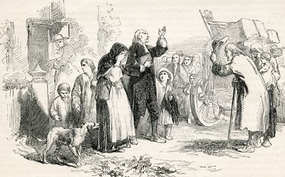 Utvisning av icke-konformister på St. Bartolomeus dag, 1800-talet av English School