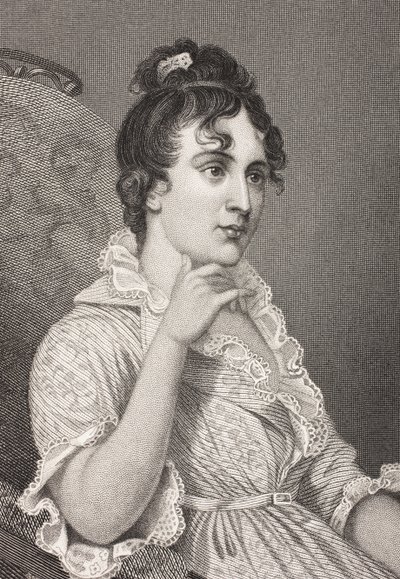 Eleanor Parke Custis Lewis, från "Gallery of Historical Portraits", publicerad omkring 1880. av English School