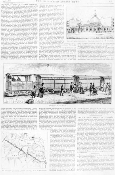 Elektrisk spårvagn, 1890 av English School
