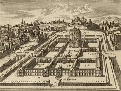 Förhöjning av Jerusalems tempel, byggt av Herodes av English School