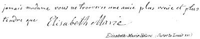 Elizabeth-Marie-Helene, (syster till Ludvig XVI) av English School