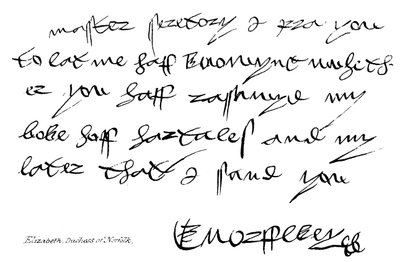 Elizabeth, hertiginna av Norfolk av English School