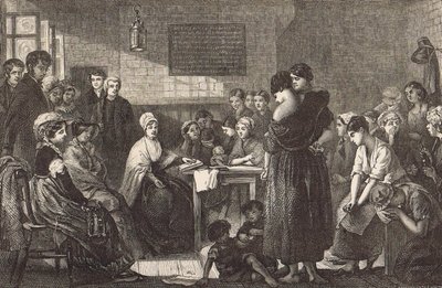 Elizabeth Fry (1780-1845) (gravyr) av English School