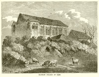 Eltham Palace 1790 av English School