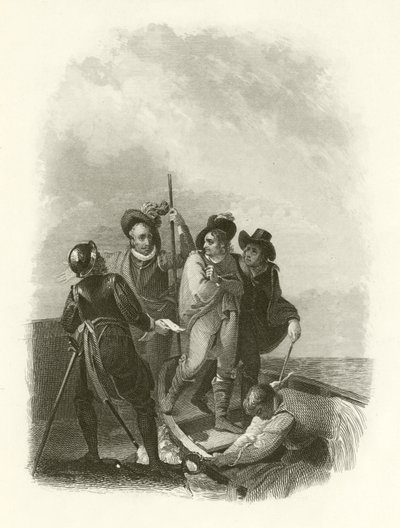 Emigration av Cromwell av English School