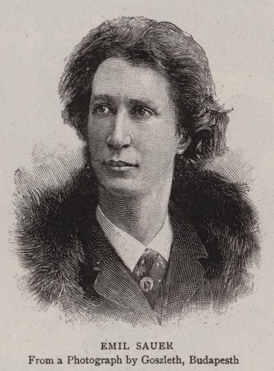 Emil Sauer (gravyr) av English School