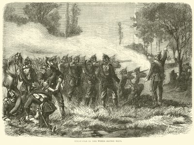 Möte i skogen före Metz, oktober 1870 av English School