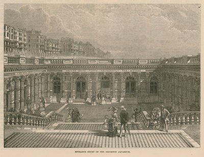 Entrance Court of the Brighton Aquarium av English School