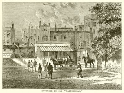 Ingång till Old Tattersalls. av English School