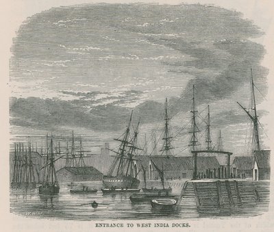 Ingång till West India Docks av English School