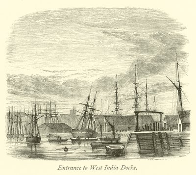 Ingång till West India Docks av English School
