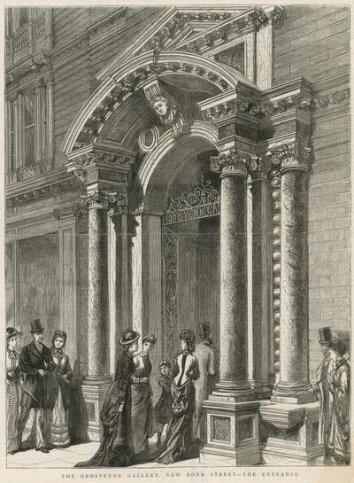 Ingång till Grosvenor Gallery av English School