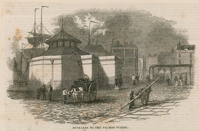 Ingång till Thames Tunnel av English School