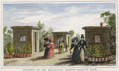 Ingång till zoologiska trädgårdar, Regents Park av English School