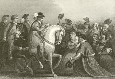 James I:s inresa i London av English School